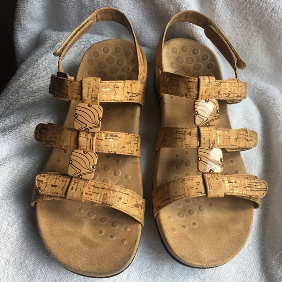 Vionic size 8 cork sandals Amber 44 - Picture 8 of 8